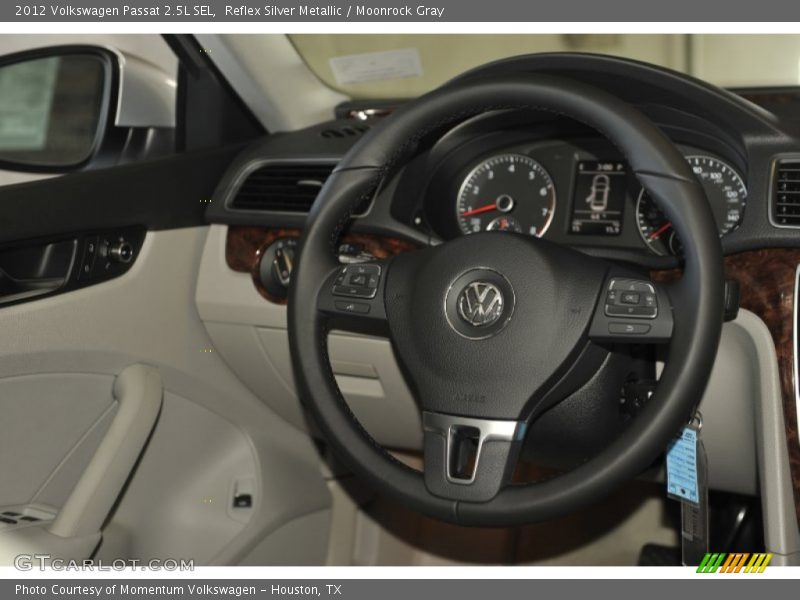 Reflex Silver Metallic / Moonrock Gray 2012 Volkswagen Passat 2.5L SEL
