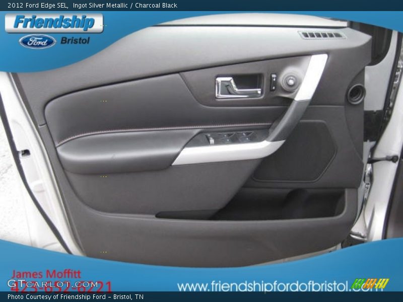 Ingot Silver Metallic / Charcoal Black 2012 Ford Edge SEL