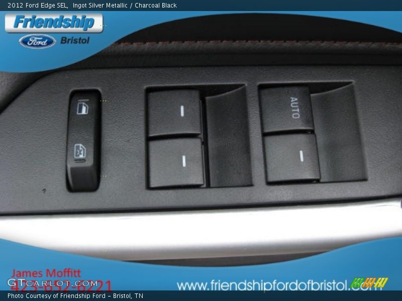 Ingot Silver Metallic / Charcoal Black 2012 Ford Edge SEL
