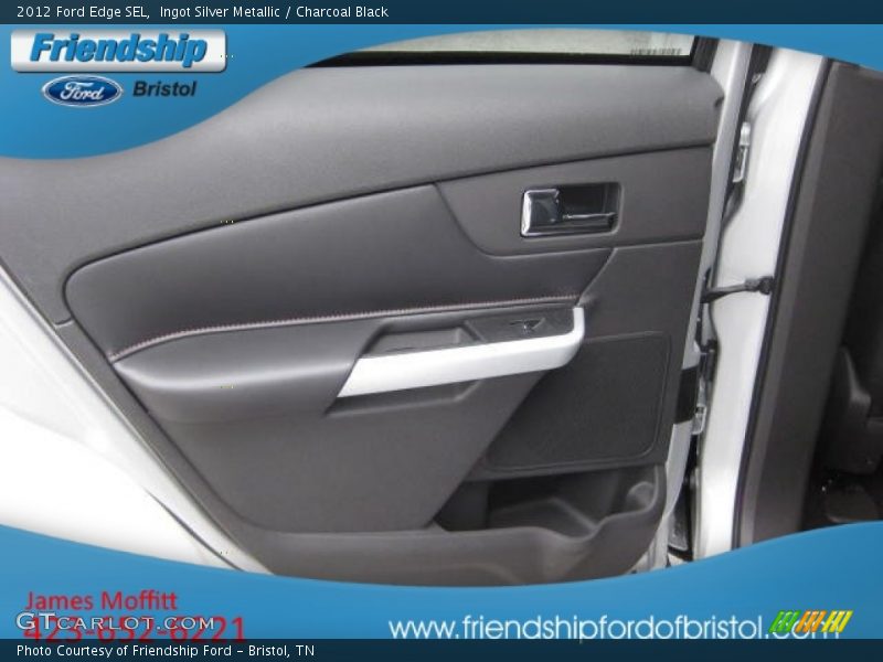 Ingot Silver Metallic / Charcoal Black 2012 Ford Edge SEL
