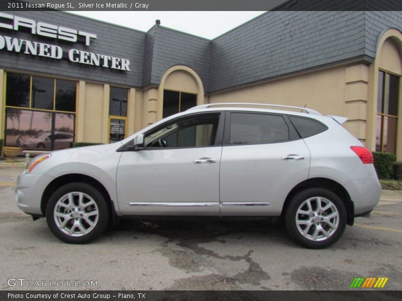 Silver Ice Metallic / Gray 2011 Nissan Rogue SL