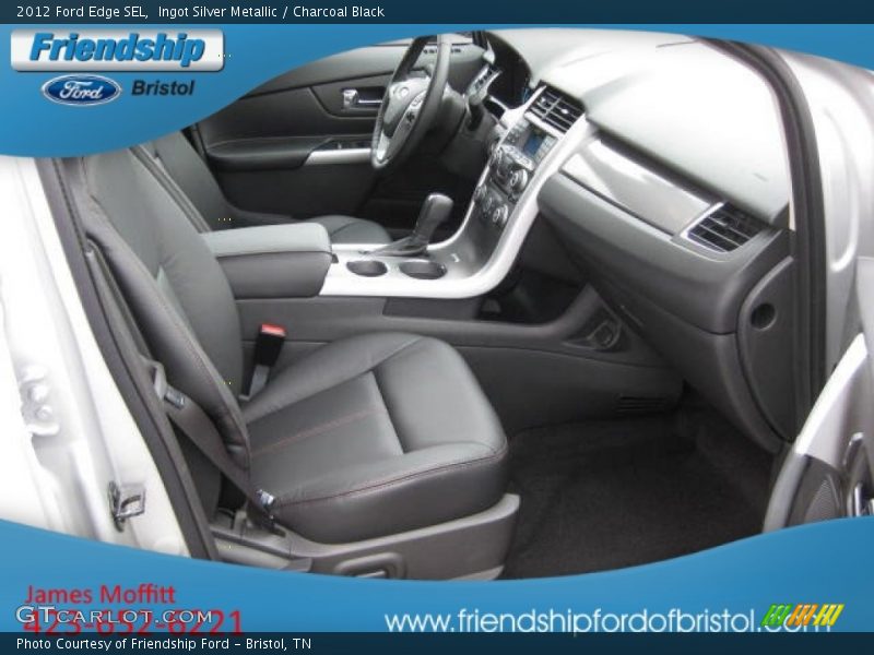 Ingot Silver Metallic / Charcoal Black 2012 Ford Edge SEL