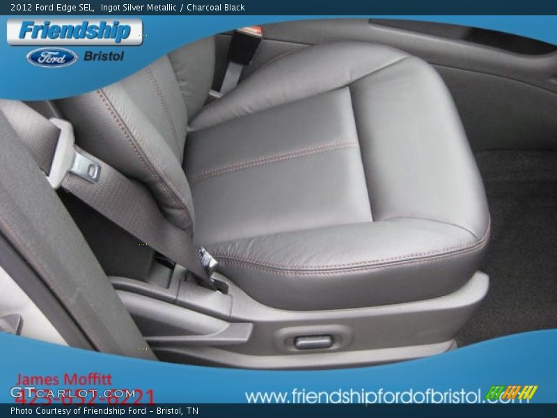 Ingot Silver Metallic / Charcoal Black 2012 Ford Edge SEL