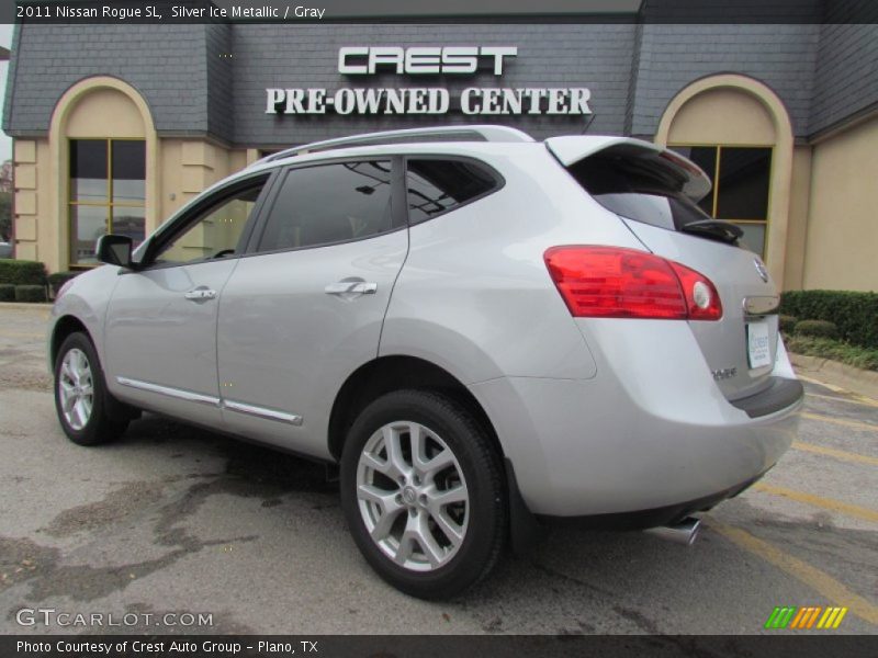 Silver Ice Metallic / Gray 2011 Nissan Rogue SL