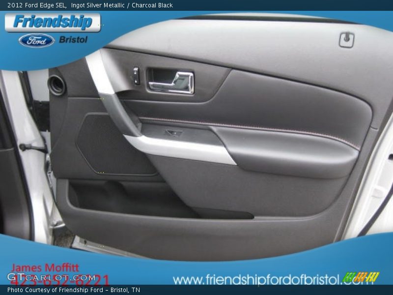 Ingot Silver Metallic / Charcoal Black 2012 Ford Edge SEL