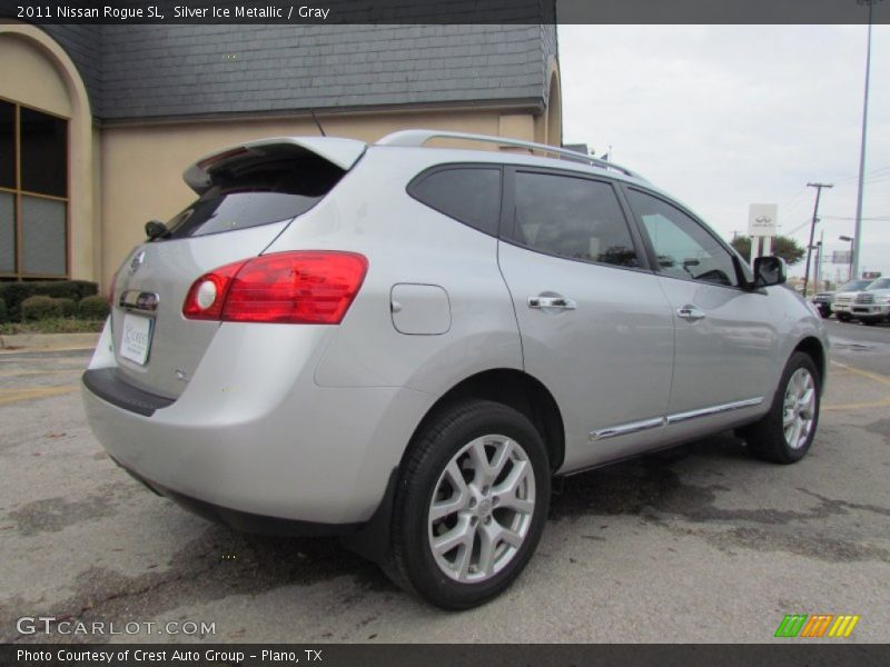 Silver Ice Metallic / Gray 2011 Nissan Rogue SL