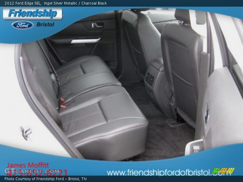 Ingot Silver Metallic / Charcoal Black 2012 Ford Edge SEL