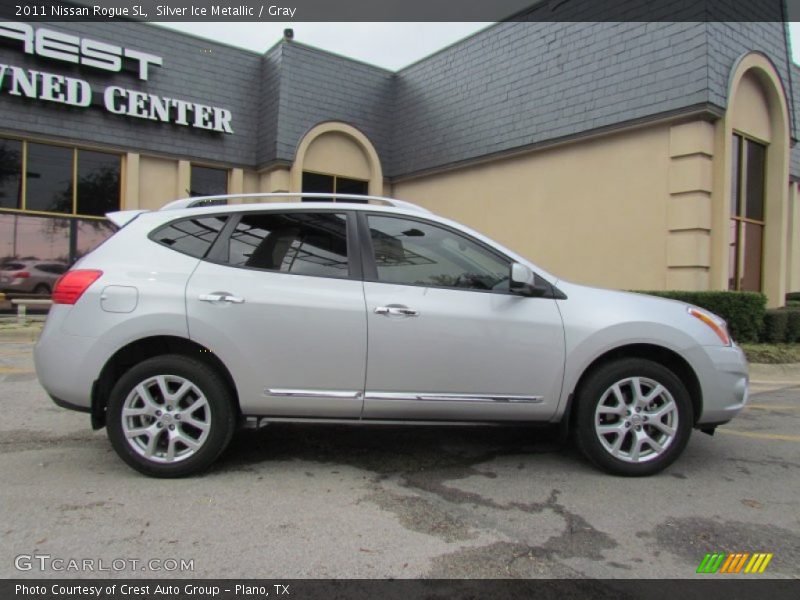 Silver Ice Metallic / Gray 2011 Nissan Rogue SL