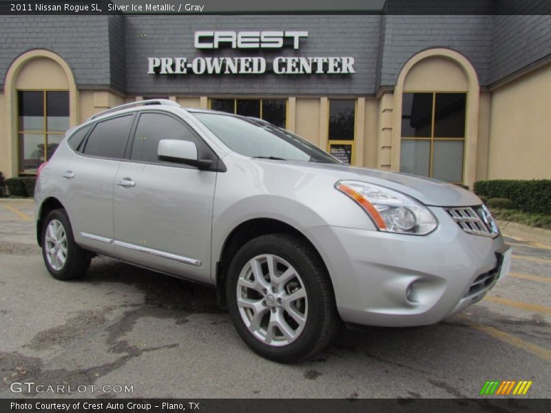 Silver Ice Metallic / Gray 2011 Nissan Rogue SL