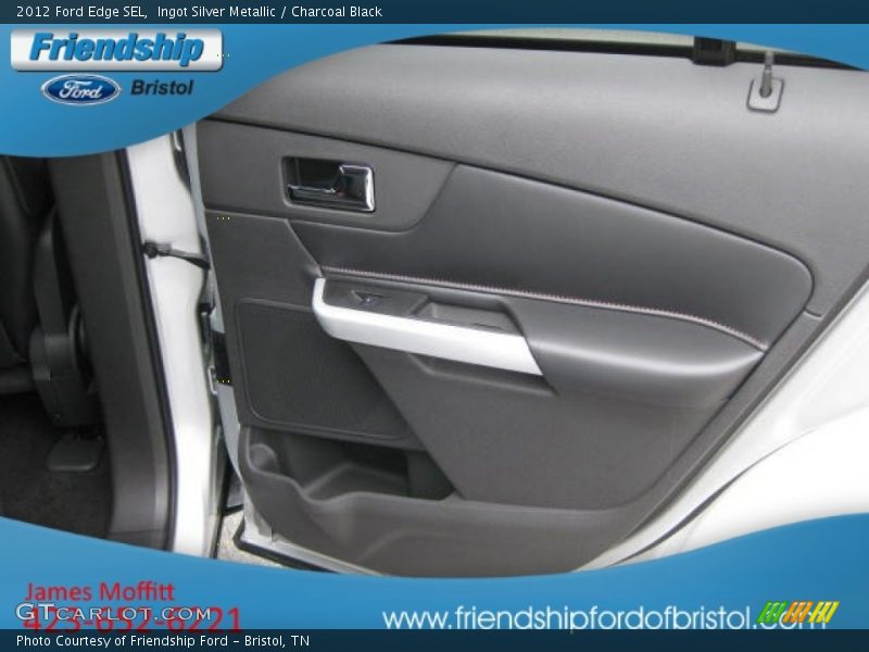 Ingot Silver Metallic / Charcoal Black 2012 Ford Edge SEL