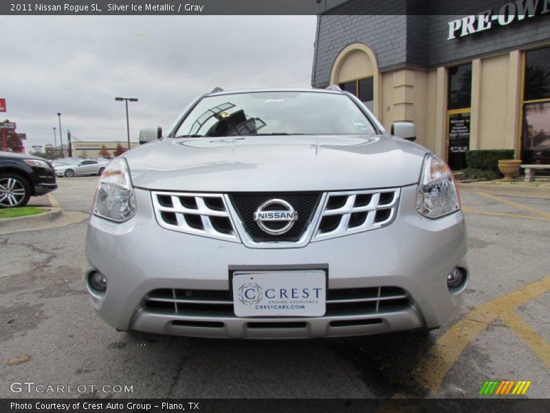 Silver Ice Metallic / Gray 2011 Nissan Rogue SL