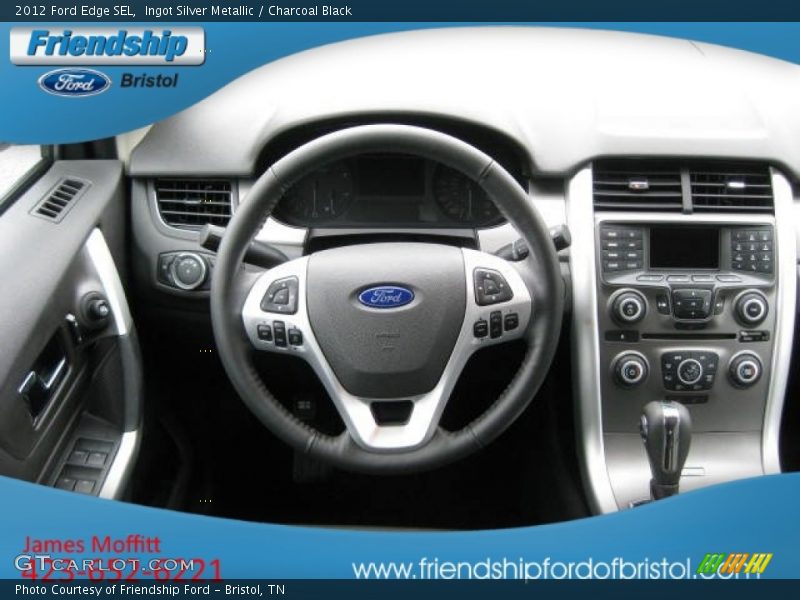 Ingot Silver Metallic / Charcoal Black 2012 Ford Edge SEL