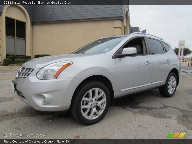Silver Ice Metallic / Gray 2011 Nissan Rogue SL
