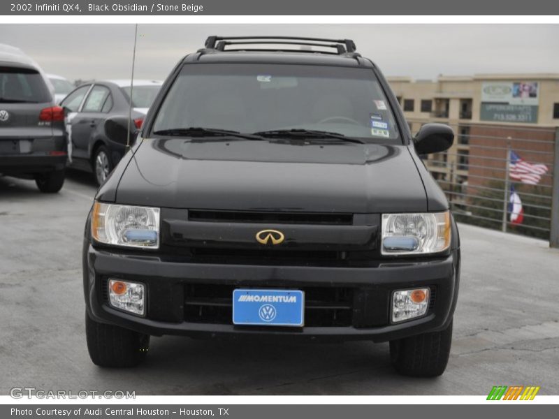Black Obsidian / Stone Beige 2002 Infiniti QX4