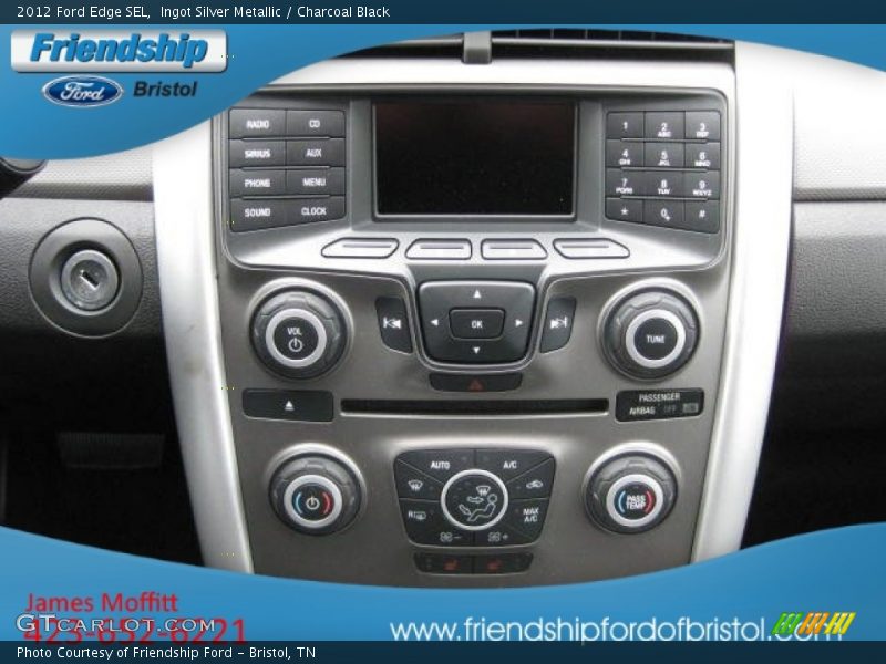 Ingot Silver Metallic / Charcoal Black 2012 Ford Edge SEL