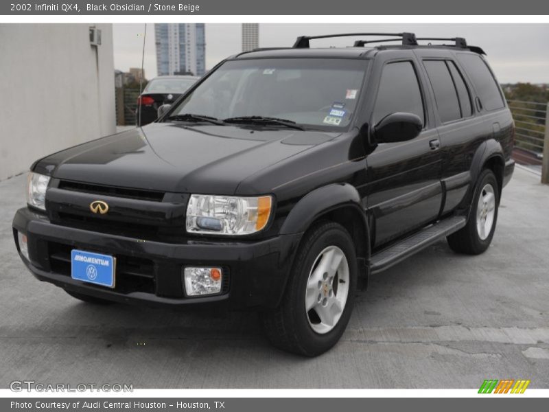 Black Obsidian / Stone Beige 2002 Infiniti QX4