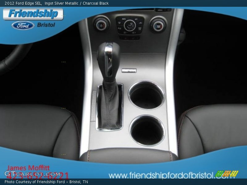 Ingot Silver Metallic / Charcoal Black 2012 Ford Edge SEL
