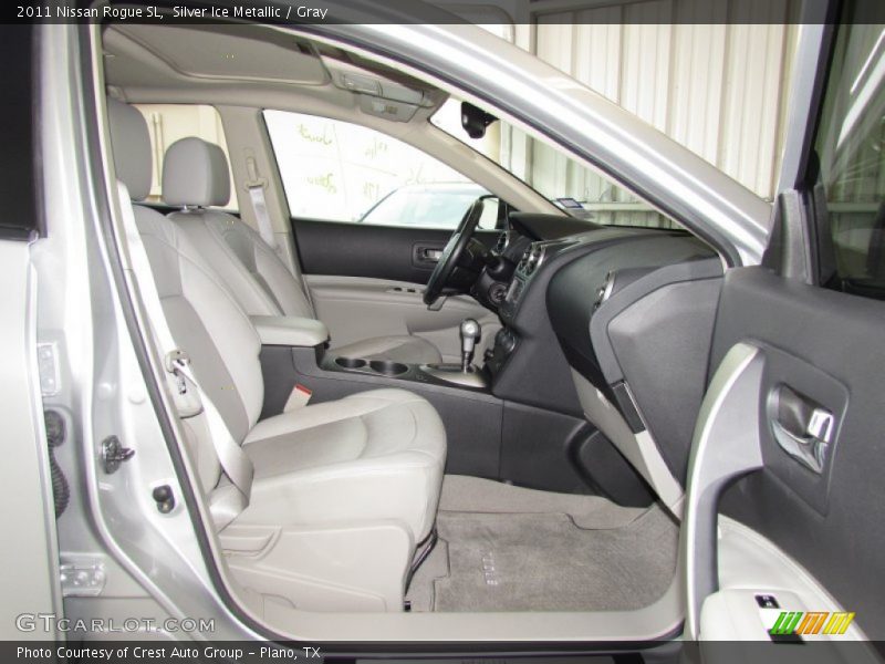 Silver Ice Metallic / Gray 2011 Nissan Rogue SL