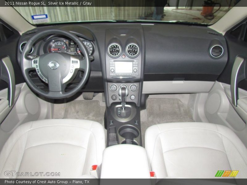 Silver Ice Metallic / Gray 2011 Nissan Rogue SL