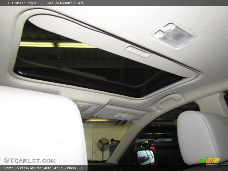 Silver Ice Metallic / Gray 2011 Nissan Rogue SL
