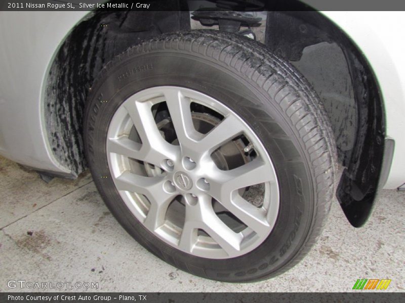 Silver Ice Metallic / Gray 2011 Nissan Rogue SL