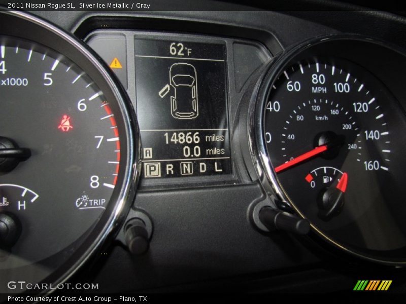 Silver Ice Metallic / Gray 2011 Nissan Rogue SL