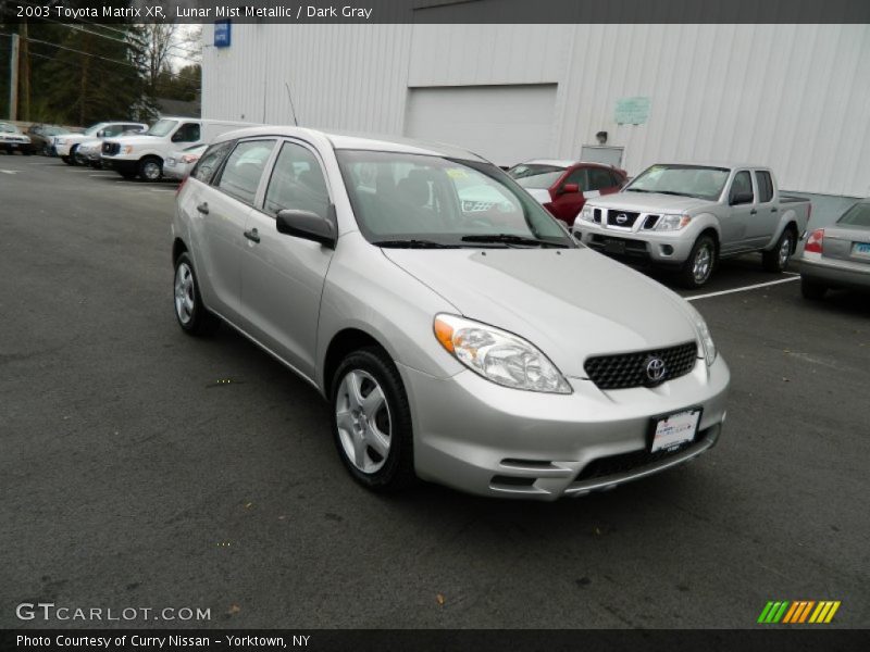 Lunar Mist Metallic / Dark Gray 2003 Toyota Matrix XR