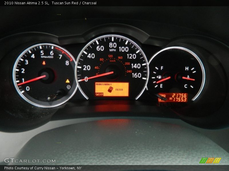 Tuscan Sun Red / Charcoal 2010 Nissan Altima 2.5 SL