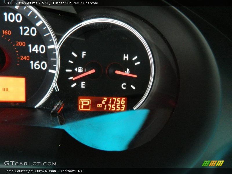 Tuscan Sun Red / Charcoal 2010 Nissan Altima 2.5 SL
