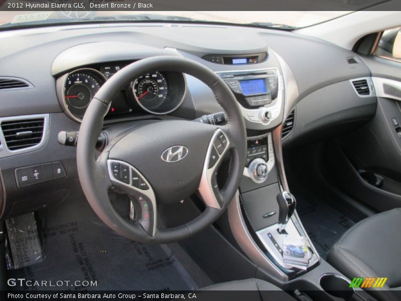 Desert Bronze / Black 2012 Hyundai Elantra GLS