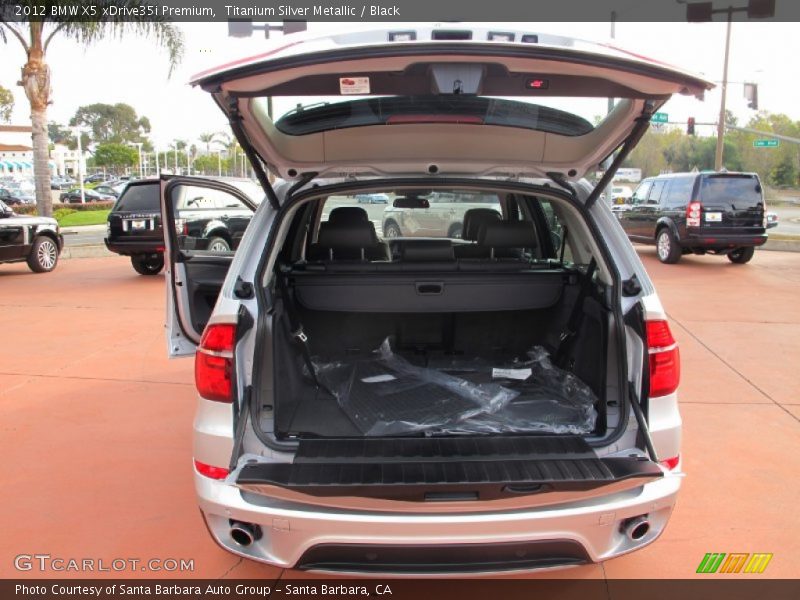 Titanium Silver Metallic / Black 2012 BMW X5 xDrive35i Premium