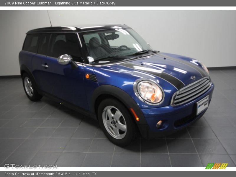 Lightning Blue Metallic / Black/Grey 2009 Mini Cooper Clubman