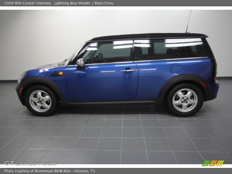 Lightning Blue Metallic / Black/Grey 2009 Mini Cooper Clubman