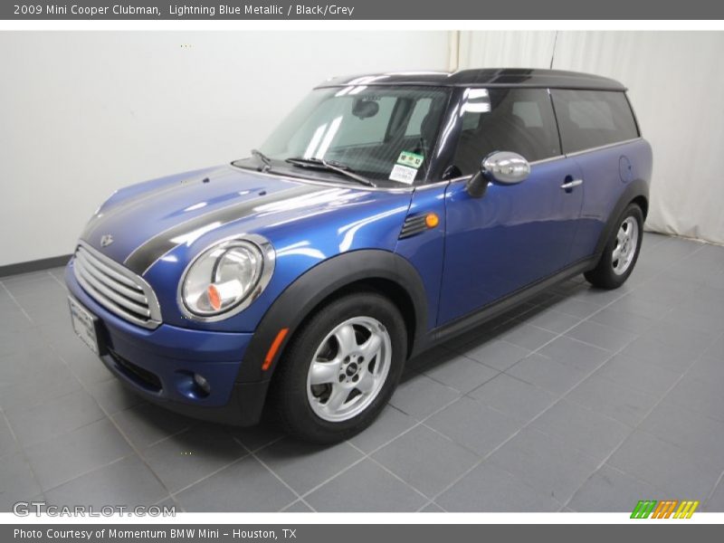 Lightning Blue Metallic / Black/Grey 2009 Mini Cooper Clubman