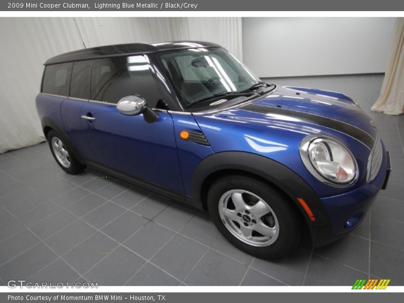 Lightning Blue Metallic / Black/Grey 2009 Mini Cooper Clubman