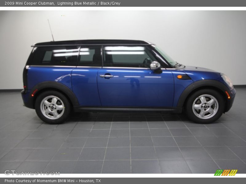 Lightning Blue Metallic / Black/Grey 2009 Mini Cooper Clubman
