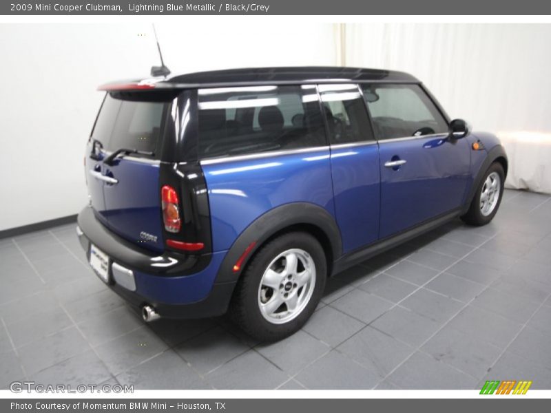 Lightning Blue Metallic / Black/Grey 2009 Mini Cooper Clubman