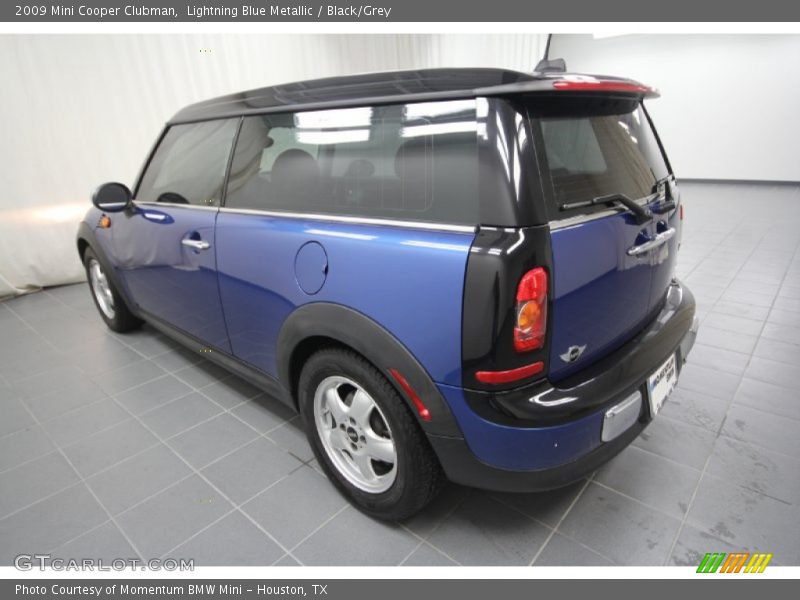 Lightning Blue Metallic / Black/Grey 2009 Mini Cooper Clubman