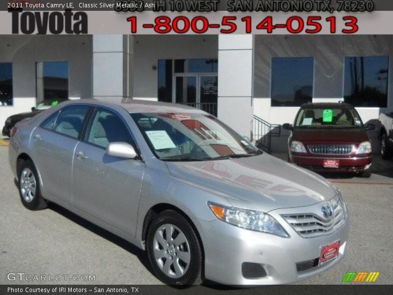 Classic Silver Metallic / Ash 2011 Toyota Camry LE