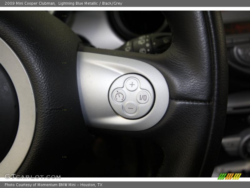 Lightning Blue Metallic / Black/Grey 2009 Mini Cooper Clubman