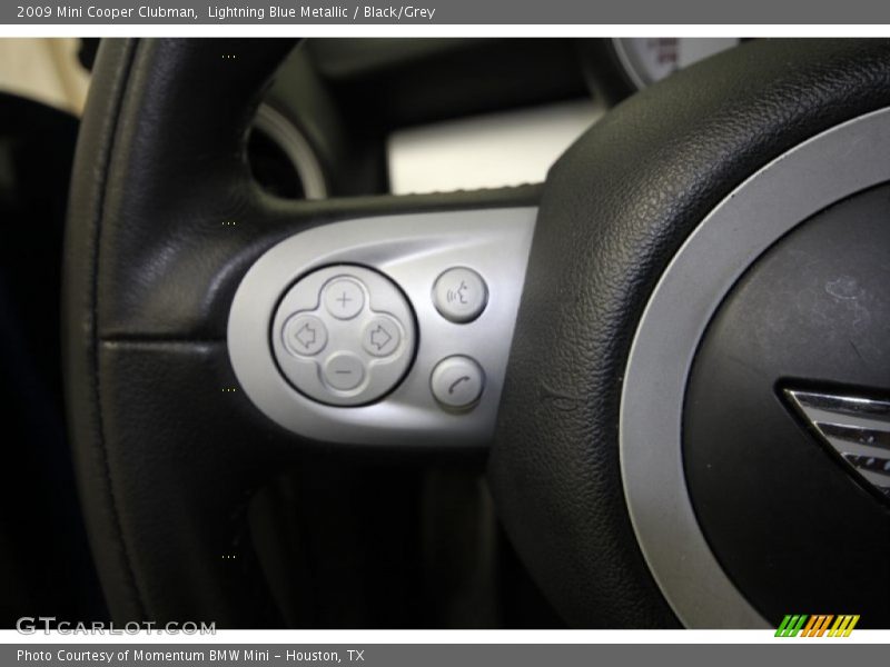 Lightning Blue Metallic / Black/Grey 2009 Mini Cooper Clubman