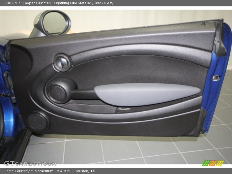 Lightning Blue Metallic / Black/Grey 2009 Mini Cooper Clubman