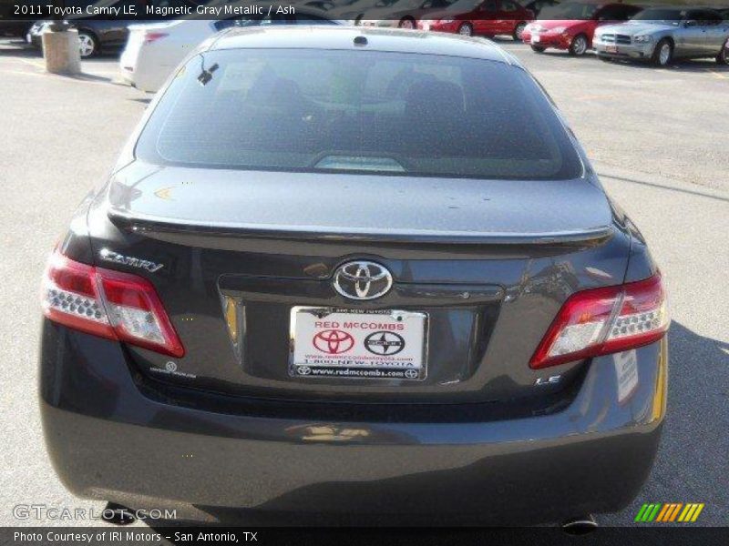 Magnetic Gray Metallic / Ash 2011 Toyota Camry LE