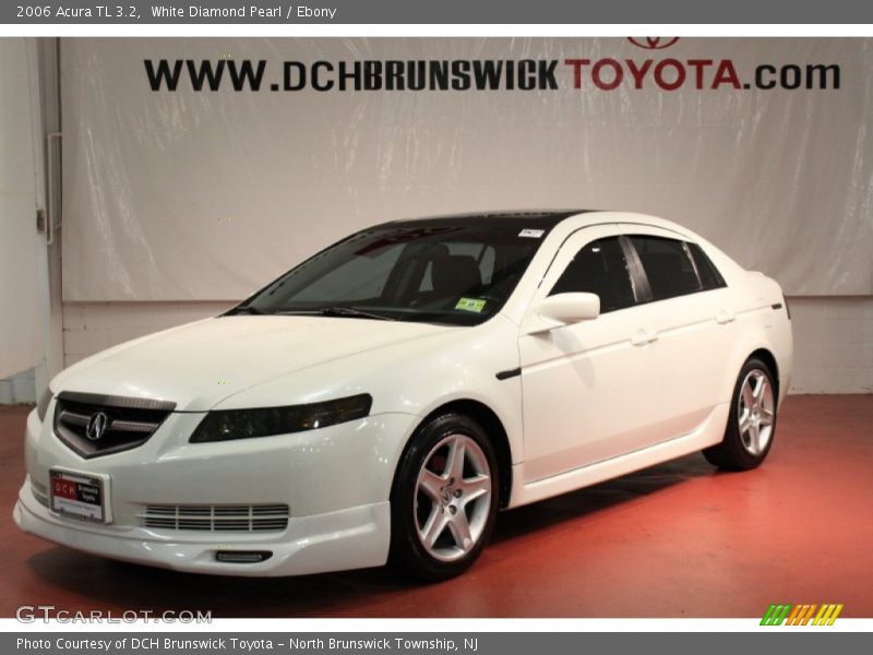 White Diamond Pearl / Ebony 2006 Acura TL 3.2
