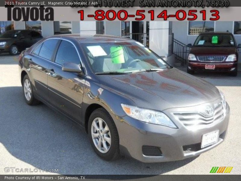 Magnetic Gray Metallic / Ash 2011 Toyota Camry LE
