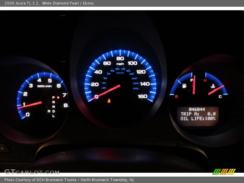 White Diamond Pearl / Ebony 2006 Acura TL 3.2