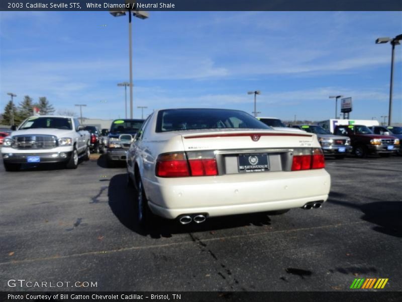 White Diamond / Neutral Shale 2003 Cadillac Seville STS