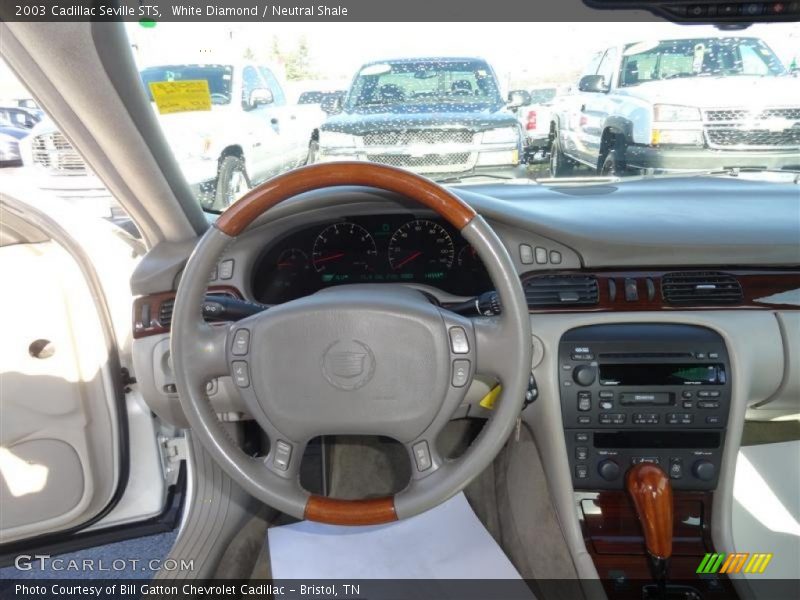 White Diamond / Neutral Shale 2003 Cadillac Seville STS