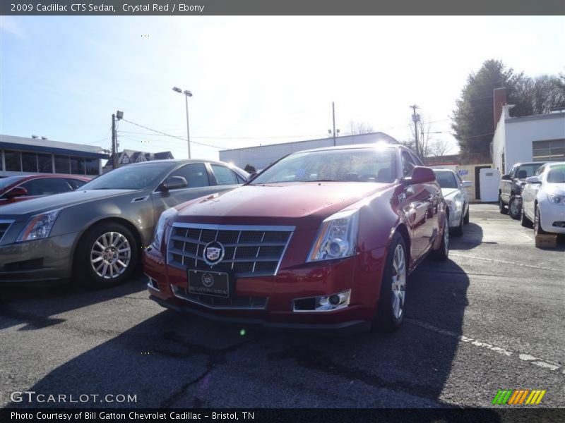 Crystal Red / Ebony 2009 Cadillac CTS Sedan