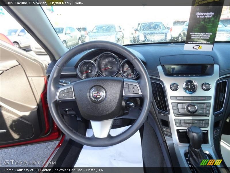 Crystal Red / Ebony 2009 Cadillac CTS Sedan